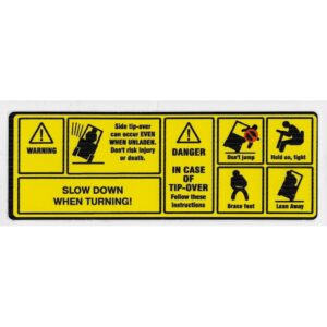 Warning Label (Tip Over)