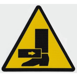Warning Label (Foot Crush - Side Force)